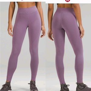 Lululemon Size 6 Lavender High Rise Yoga Leggings